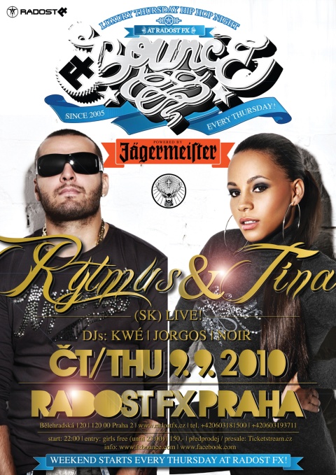 Sexy Tina a rapper Rytmus v Praze